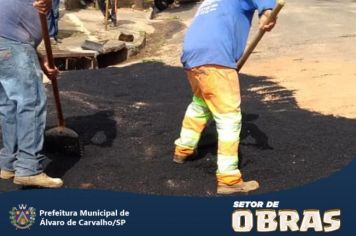 Prefeitura inicia operação tapa buraco em ruas da cidade 