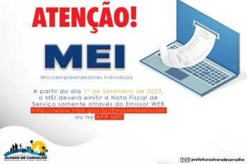 MEI: Mudança na emissão de NFS-e passa a vigorar a partir de 1º de Setembro