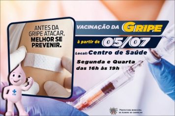 Vacinação CONTRA A INFLUENZA (Gripe/H1N1) 