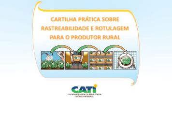 Casa da Agricultura disponibiliza cartilha sobre rastreabilidade e rotulagem de produtos agrícolas