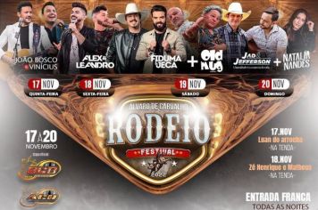 Álvaro de Carvalho Rodeo Festival 2022 começa na próxima semana