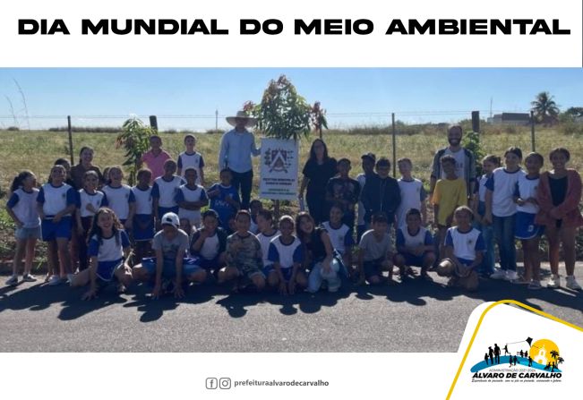 Plantio de 32 árvores, em comemoração ao Dia Mundial do Meio Ambiental
